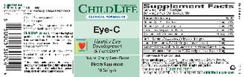 ChildLife Clinicals Clinical Formulas Eye-C Natural Cherry Berry Flavor - supplement