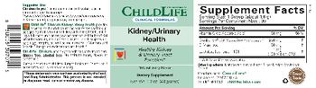 ChildLife Clinicals Clinical Formulas Kidney/Urinary Health Natural Berry Flavor - supplement