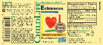 ChildLife Essentials Echinacea Natural Orange Flavor - supplement