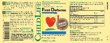 ChildLife Essentials First Defense - supplement
