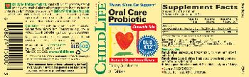 ChildLife Essentials Oral Care Probiotic Natural Strawberry Flavor - supplement