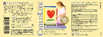 ChildLife Essentials Prenatal DHA Natural Lemon Flavor - supplement