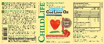 ChildLife Essentials Pure Arctic Cod Liver Oil Natural Strawberry Flavor - supplement