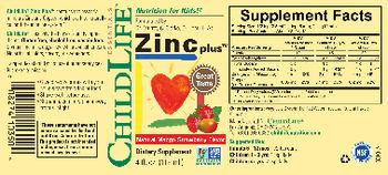 ChildLife Essentials Zinc Plus Natural Mango Strawberry Flavor - supplement