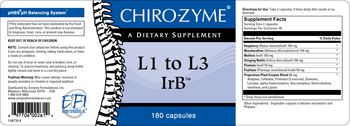 Chiro-Zyme L1 To L3 - supplement