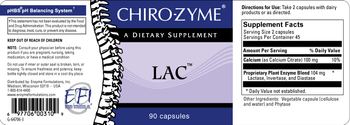 Chiro-Zyme LAC - supplement