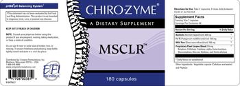 Chiro-Zyme MSCLR - supplement