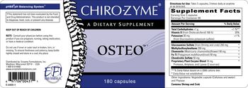 Chiro-Zyme OSTEO - supplement
