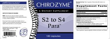 Chiro-Zyme S2 To S4 Para - supplement