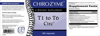 Chiro-Zyme T1 To T6 Circ - supplement