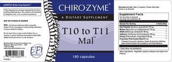 Chiro-Zyme T10 To T11 Mal - supplement