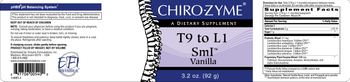 Chiro-Zyme T9 To L1 SmI Vanilla - supplement