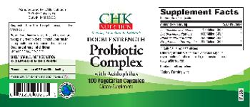 CHK Nutrition Double Strength Probiotic With Acidophilus - supplement
