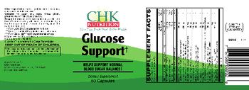 CHK Nutrition Glucose Support - supplement