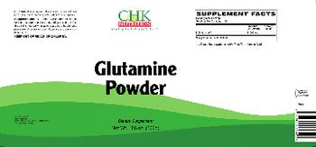 CHK Nutrition Glutamine Powder - supplement