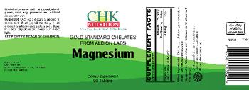 CHK Nutrition Magnesium - supplement