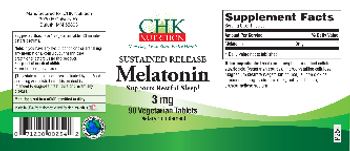 CHK Nutrition Melatonin 3 mg - supplement