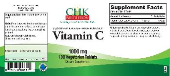 CHK Nutrition Vitamin C 1000 mg - supplement
