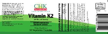 CHK Nutrition Vitamin K12 - supplement