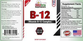 Choice Nutrition Supplements B-12 - supplement