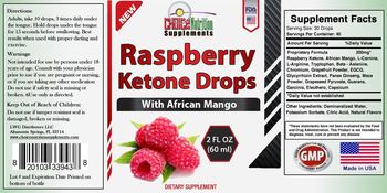 Choice Nutrition Supplements Raspberry Ketone Drops - supplement