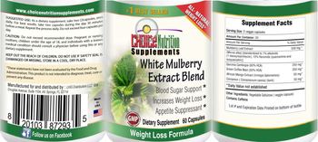 Choice Nutrition Supplements White Mulberry Extract Blend - supplement