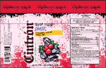 Cintron Beverage Group, LLC. Cintron Liquid Energy Shot Cranberry Splash - supplement