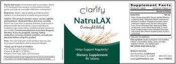 Clarify NatruLAX - supplement