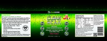 Clean Machine Clean BCAA Fruit Punch - supplement