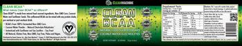 Clean Machine Clean BCAA - supplement