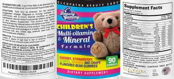 Cleopatra Beauty Care Children's Multi-Vitamin & Mineral Formula - supplement