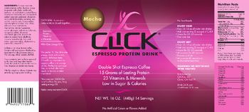 Click Espresso Protein Drink Mocha - 