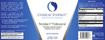 Clinical Synergy Professional Formula PectaSol-C Professional - supplement