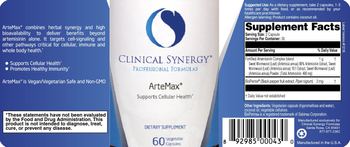 Clinical Synergy Professional Formulas ArteMax - supplement