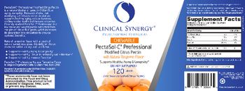 Clinical Synergy Professional Formulas Chewable PectaSol-C Professional Modified Citrus Pectin with Natural Tangerine Flavor - supplement