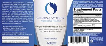 Clinical Synergy Professional Formulas Comprehensive Circulation Support - supplement