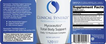 Clinical Synergy Professional Formulas Mycoceutics Total Body Support - supplement