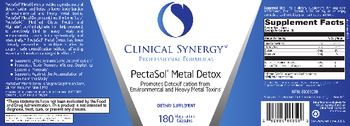 Clinical Synergy Professional Formulas PectaSol Metal Detox - supplement