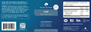 Coast Science KSR Kidney Stone Relief - supplement