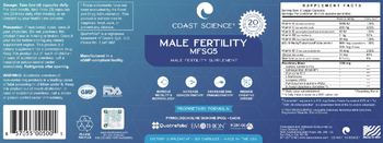 Coast Science Male Fertility MFSG5 - supplement