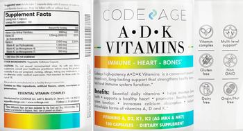 Codeage A-D-K Vitamins - supplement
