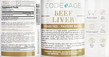 Codeage Beef Liver - supplement