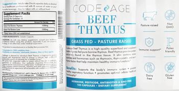 Codeage Beef Thymus - supplement