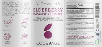 Codeage Elderberry Immune Complex - supplement