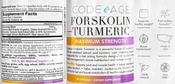 Codeage Forskolin Turmeric - supplement
