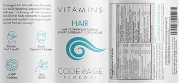 Codeage Hair Renewal - beauty supplement