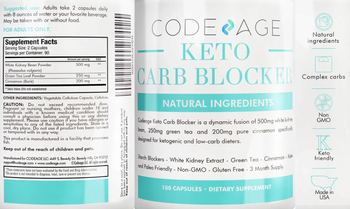 Codeage Keto Carb Blocker - supplement