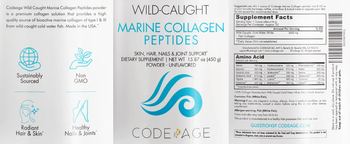 Codeage Marine Collagen Peptides Powder Unflavored - supplement