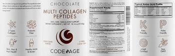 Codeage Multi Collagen Peptides Chocolate - supplement