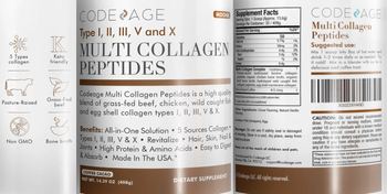 Codeage Multi Collagen Peptides Mocha - supplement
